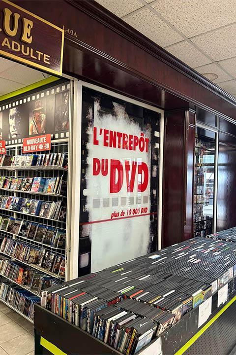 Vente de DVD Québec